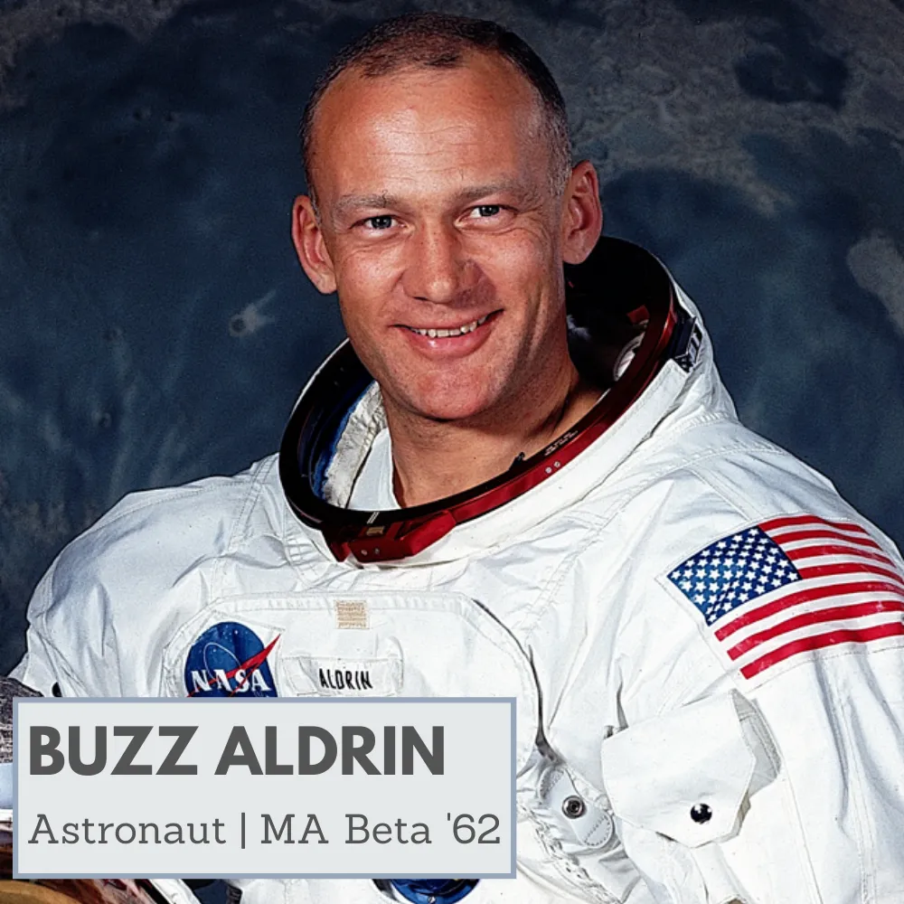 Buzz Aldrin Tau Beta Pi Member MA Beta 1962