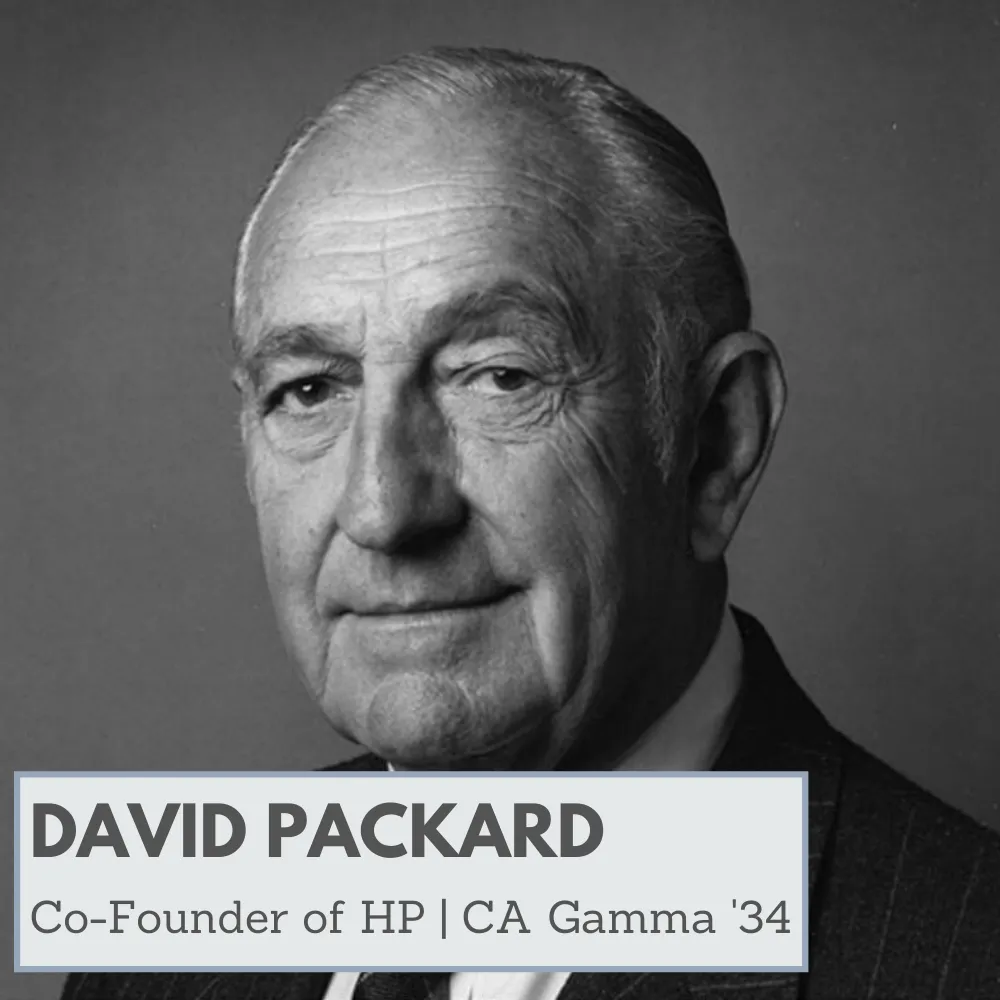 David Packer Tau Beta Pi Member CA Gamma 1934