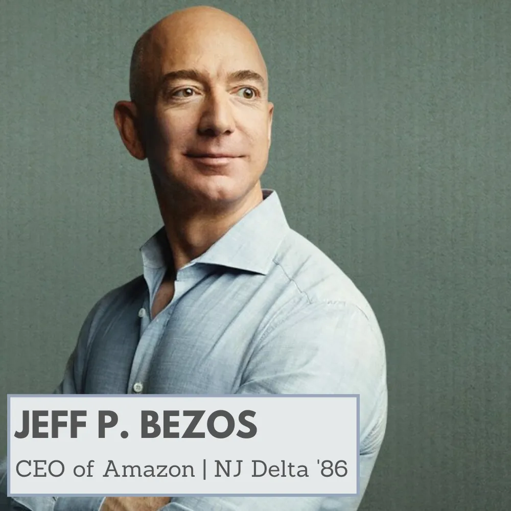 Jeff Bezos Tau Beta Pi Member NJ Delta 1986